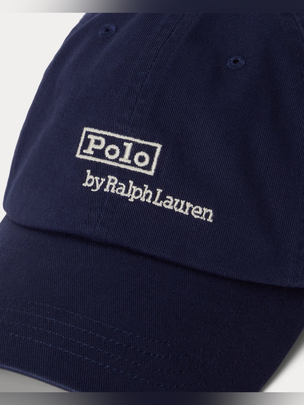 Polo by Ralph Lauren Logo-Embroidered Twill Ball Cap- Newport Navy - Picture 2 of 11